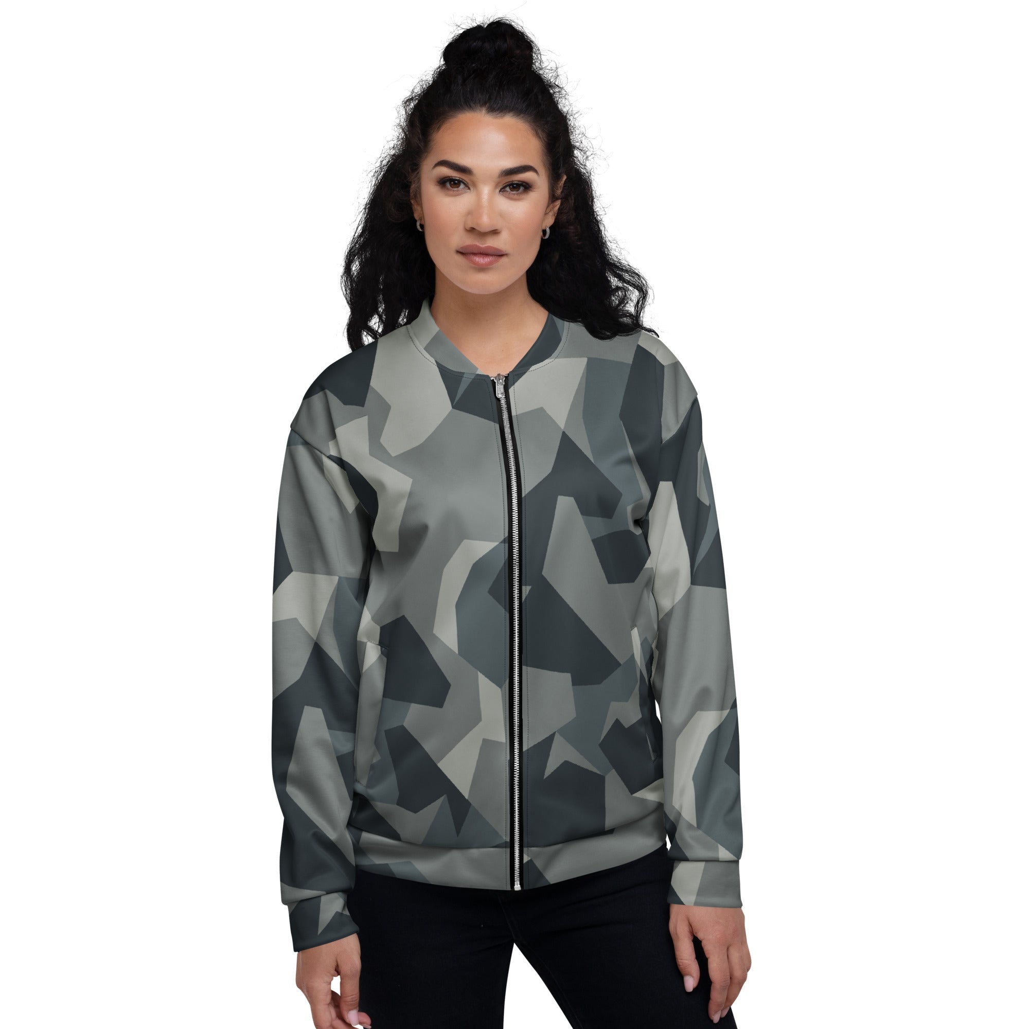 CAMO HQ - Nordic Leaf Pile Urban CAMO Unisex Bomber Jacket