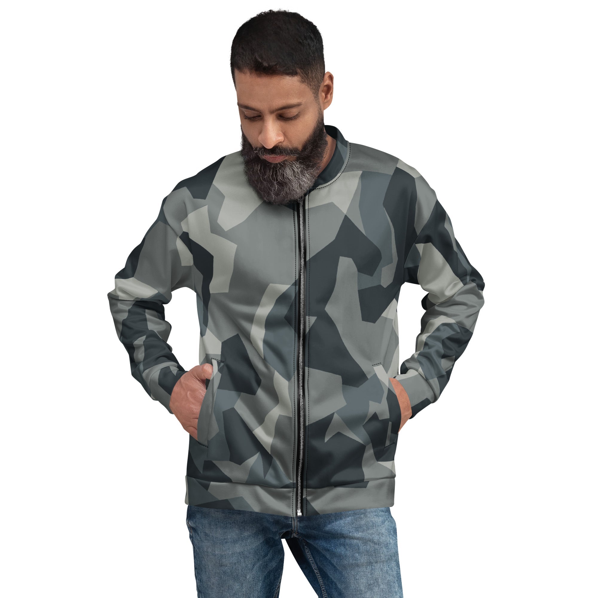 CAMO HQ - Nordic Leaf Pile Urban CAMO Unisex Bomber Jacket