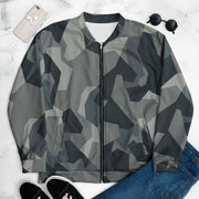 Nordic Leaf Pile Urban CAMO Unisex Bomber Jacket - XS