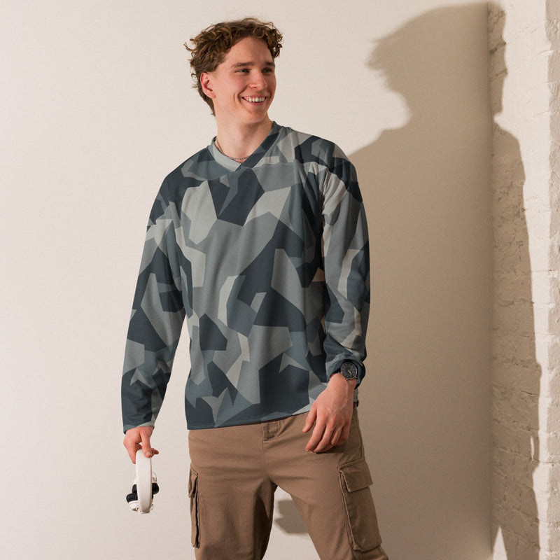 Nordic Leaf Pile Urban CAMO Unisex Hockey Fan Jersey