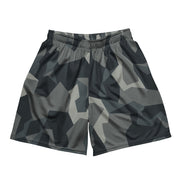 Nordic Leaf Pile Urban CAMO Unisex Mesh Shorts - 2XS