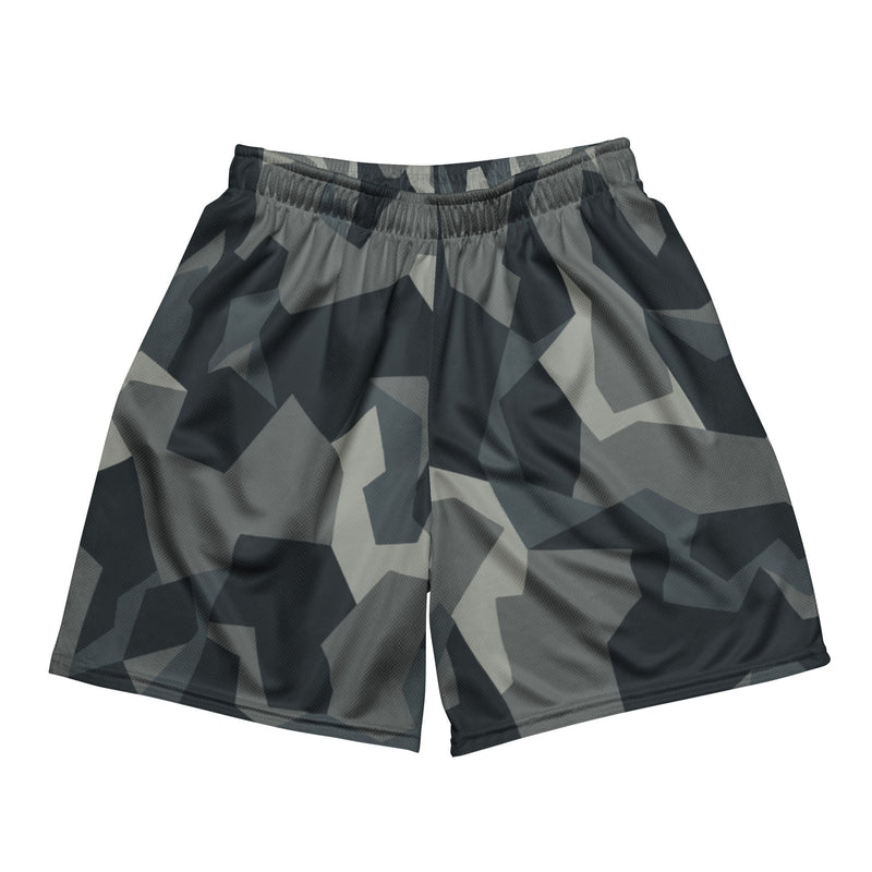 Nordic Leaf Pile Urban CAMO Unisex Mesh Shorts - 2XS