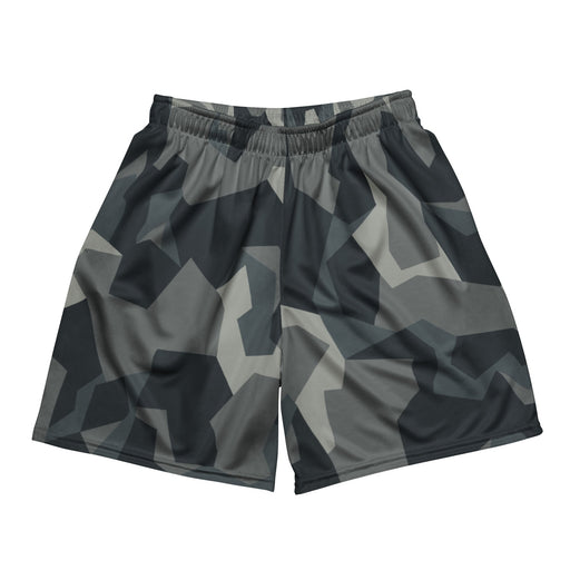 Nordic Leaf Pile Urban CAMO Unisex Mesh Shorts - 2XS