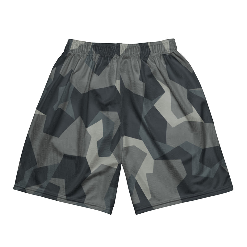 Nordic Leaf Pile Urban CAMO Unisex Mesh Shorts