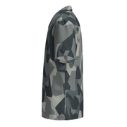 Nordic Leaf Pile Urban CAMO Unisex Short-Sleeve Button Shirt - Button-Up