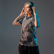 Nordic Leaf Pile Urban CAMO Unisex Sports Jersey