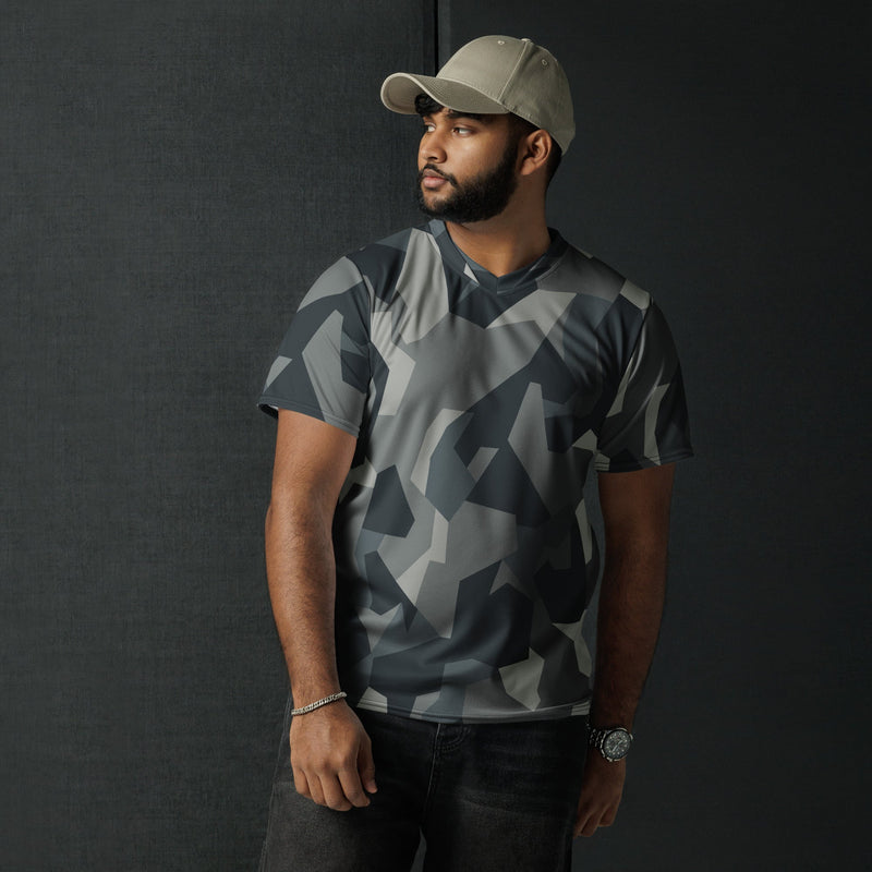 Nordic Leaf Pile Urban CAMO Unisex Sports Jersey