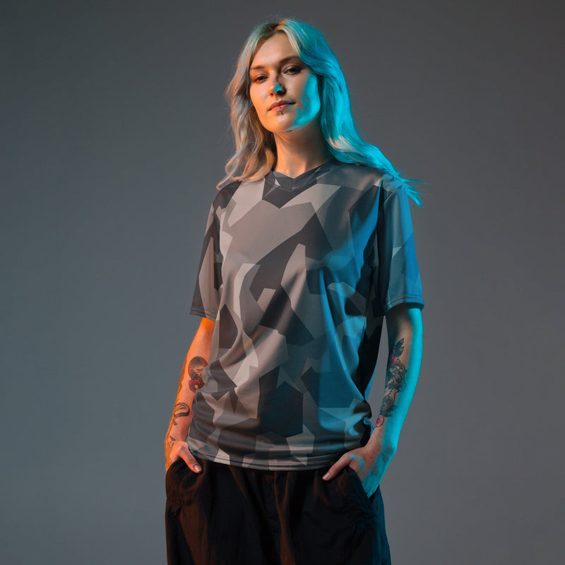 Nordic Leaf Pile Urban CAMO Unisex Sports Jersey