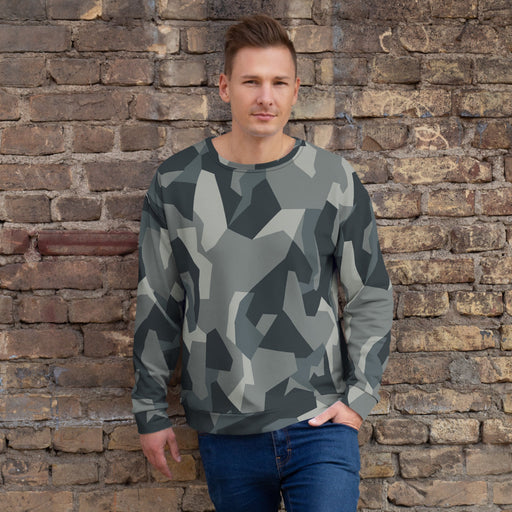 Nordic Leaf Pile Urban CAMO Unisex Sweatshirt - XS