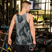 Nordic Leaf Pile Urban CAMO Unisex Tank Top - Shirt