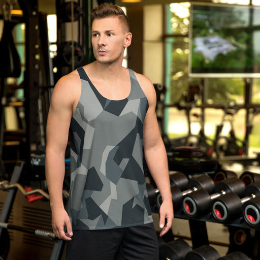 Nordic Leaf Pile Urban CAMO Unisex Tank Top - XS - Shirt