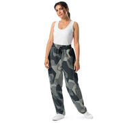 Nordic Leaf Pile Urban CAMO Unisex Wide-Leg Joggers