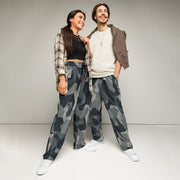 Nordic Leaf Pile Urban CAMO Unisex Wide-Leg Joggers - 2XS
