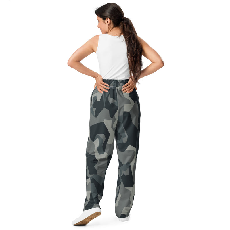 Nordic Leaf Pile Urban CAMO Unisex Wide-Leg Joggers