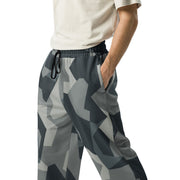 Nordic Leaf Pile Urban CAMO Unisex Wide-Leg Joggers