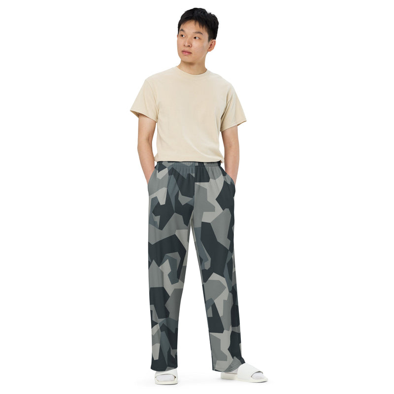 Nordic Leaf Pile Urban CAMO Unisex Wide-Leg Leisure Pants - Pant