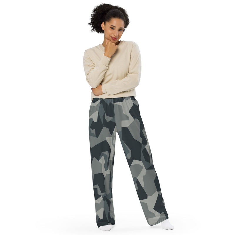 Nordic Leaf Pile Urban CAMO Unisex Wide-Leg Leisure Pants - Pant