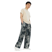 Nordic Leaf Pile Urban CAMO Unisex Wide-Leg Leisure Pants - Pant