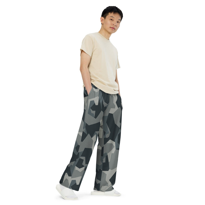 Nordic Leaf Pile Urban CAMO Unisex Wide-Leg Leisure Pants - Pant