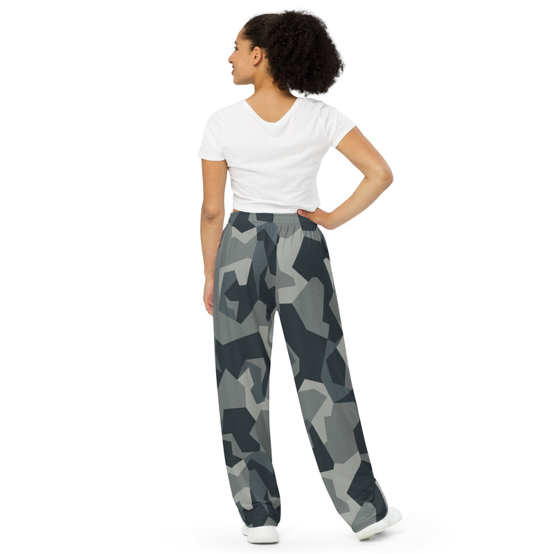 Nordic Leaf Pile Urban CAMO Unisex Wide-Leg Leisure Pants - Pant
