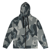 Nordic Leaf Pile Urban CAMO Unisex Zip Hoodie - 2XS