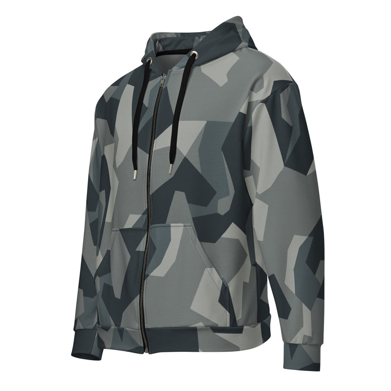Nordic Leaf Pile Urban CAMO Unisex Zip Hoodie