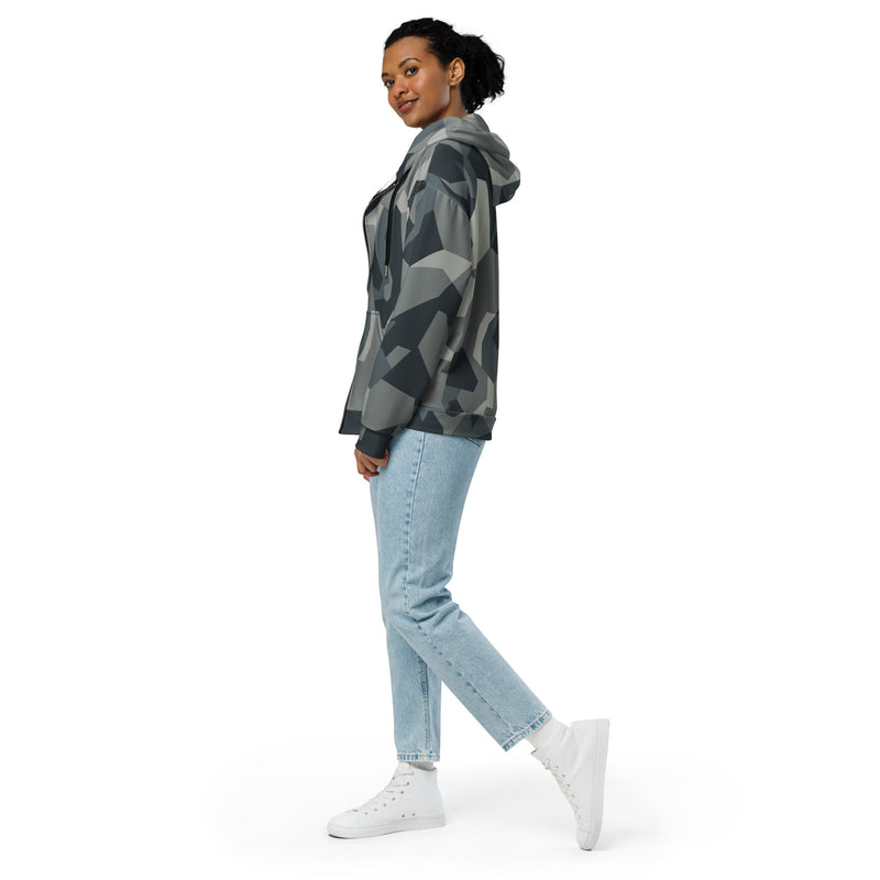 Nordic Leaf Pile Urban CAMO Unisex Zip Hoodie