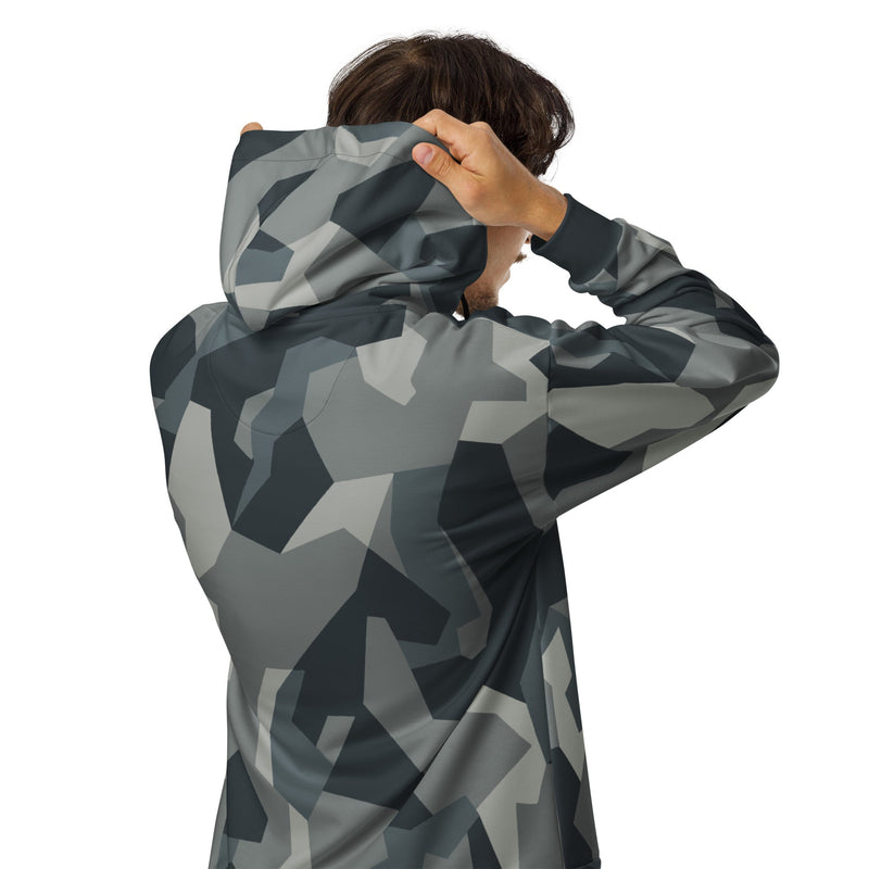 Nordic Leaf Pile Urban CAMO Unisex Zip Hoodie