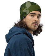 Nordic Leaf Pile Woodland CAMO Beanie - Head