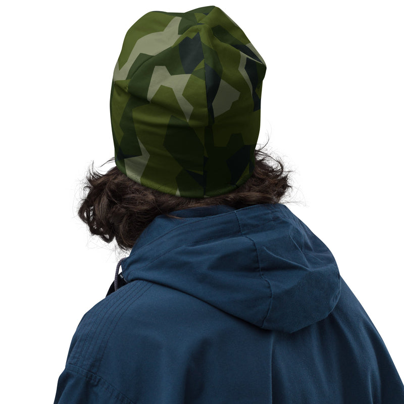 Nordic Leaf Pile Woodland CAMO Beanie - Head