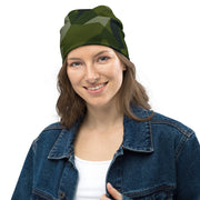 Nordic Leaf Pile Woodland CAMO Beanie - Head