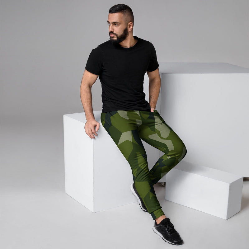 Nordic Leaf Pile Woodland CAMO Mens Joggers - XS - Men