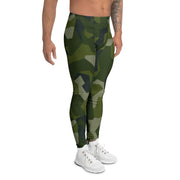 Nordic Leaf Pile Woodland CAMO Mens Leggings - Men