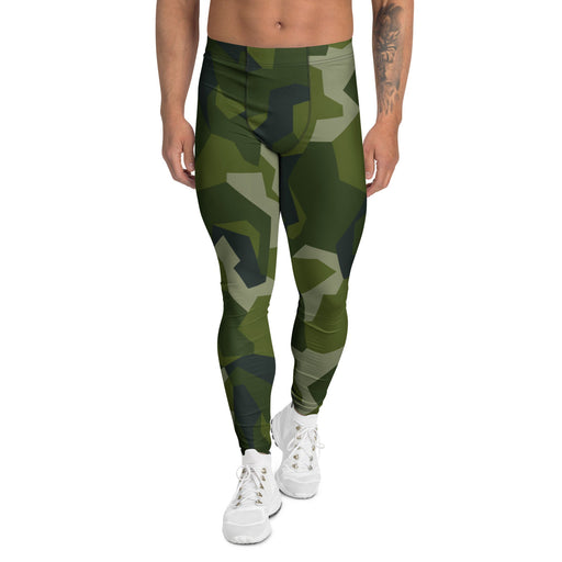 Nordic Leaf Pile Woodland CAMO Mens Leggings - XS - Men