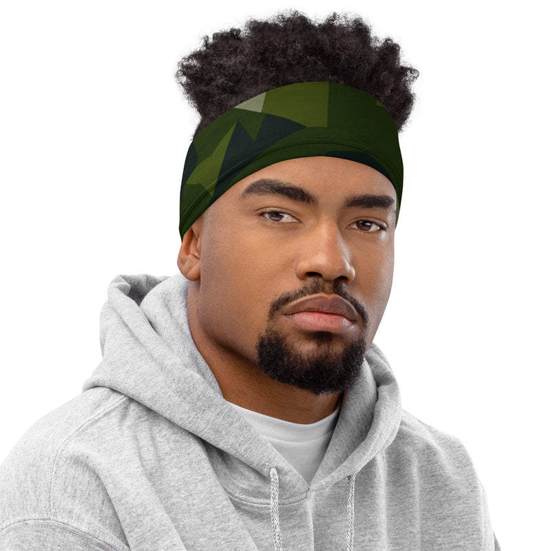 Nordic Leaf Pile Woodland CAMO Neck Gaiter - Head