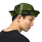 Nordic Leaf Pile Woodland CAMO Reversible Bucket Hat - Head