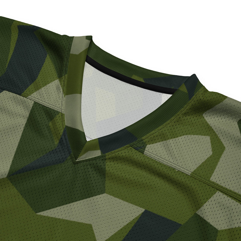 Nordic Leaf Pile Woodland CAMO Unisex American Football Jersey