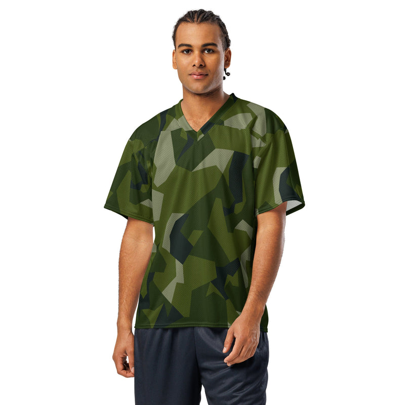 Nordic Leaf Pile Woodland CAMO Unisex American Football Jersey