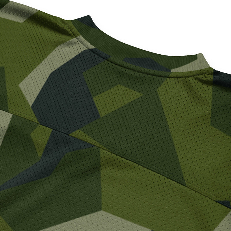 Nordic Leaf Pile Woodland CAMO Unisex American Football Jersey