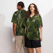 Nordic Leaf Pile Woodland CAMO Unisex American Football Jersey - 2XS