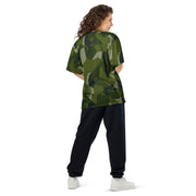Nordic Leaf Pile Woodland CAMO Unisex American Football Jersey