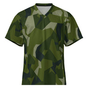 Nordic Leaf Pile Woodland CAMO Unisex American Football Jersey