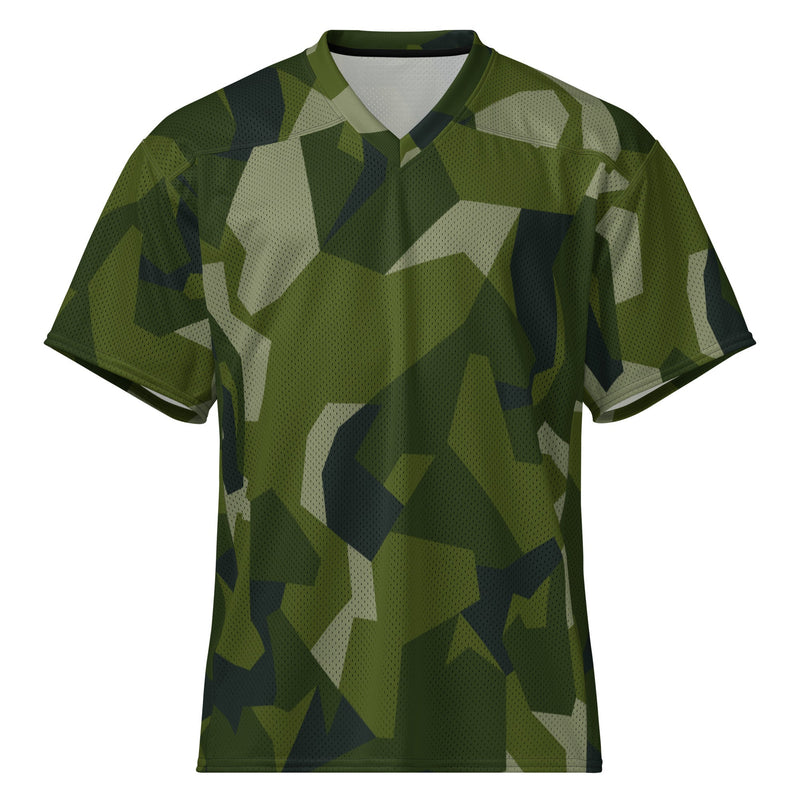 Nordic Leaf Pile Woodland CAMO Unisex American Football Jersey