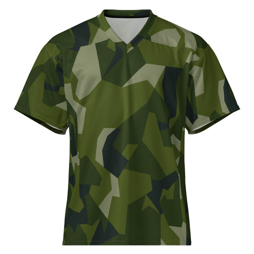 Nordic Leaf Pile Woodland CAMO Unisex American Football Jersey
