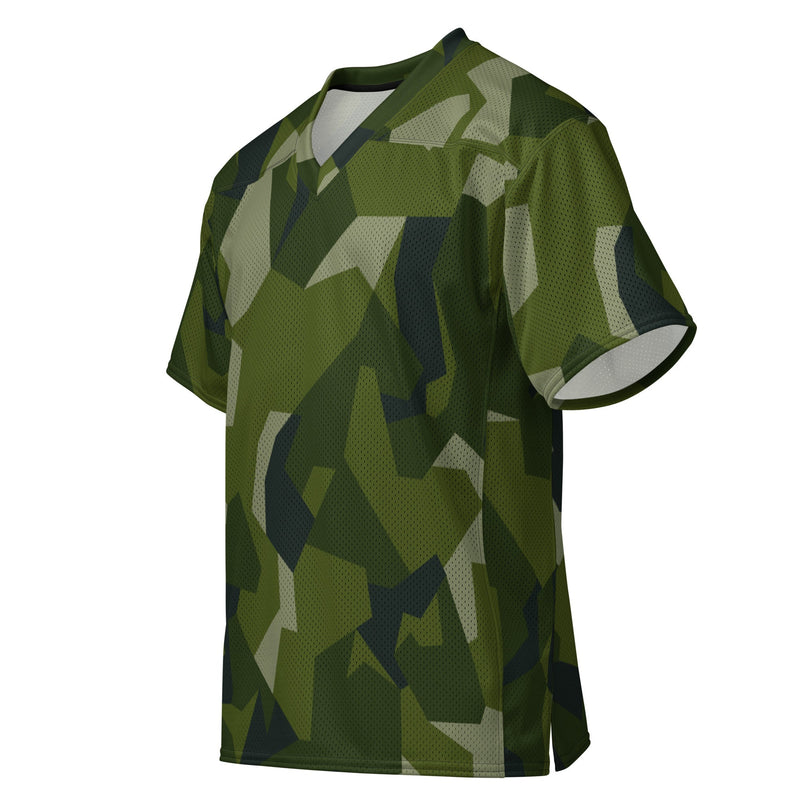 Nordic Leaf Pile Woodland CAMO Unisex American Football Jersey