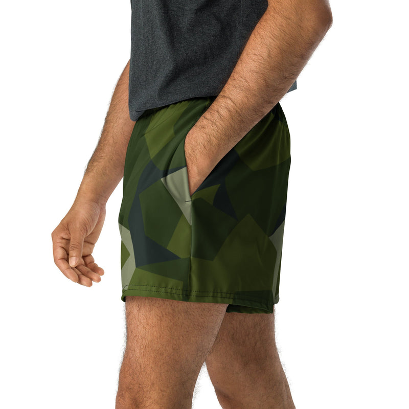 Nordic Leaf Pile Woodland CAMO Unisex Athletic Shorts - XS