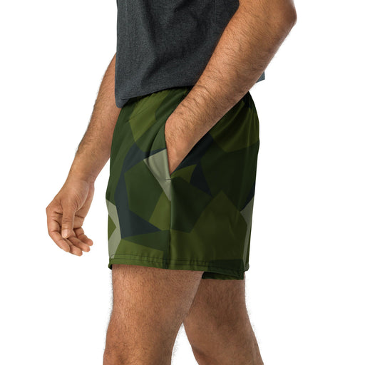 Nordic Leaf Pile Woodland CAMO Unisex Athletic Shorts - XS