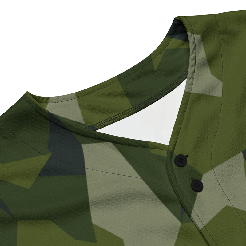 Nordic Leaf Pile Woodland CAMO Unisex Baseball Jersey