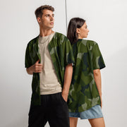 Nordic Leaf Pile Woodland CAMO Unisex Baseball Jersey - 2XS
