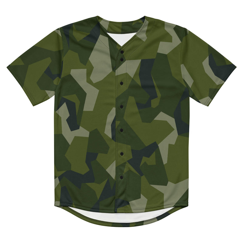 Nordic Leaf Pile Woodland CAMO Unisex Baseball Jersey